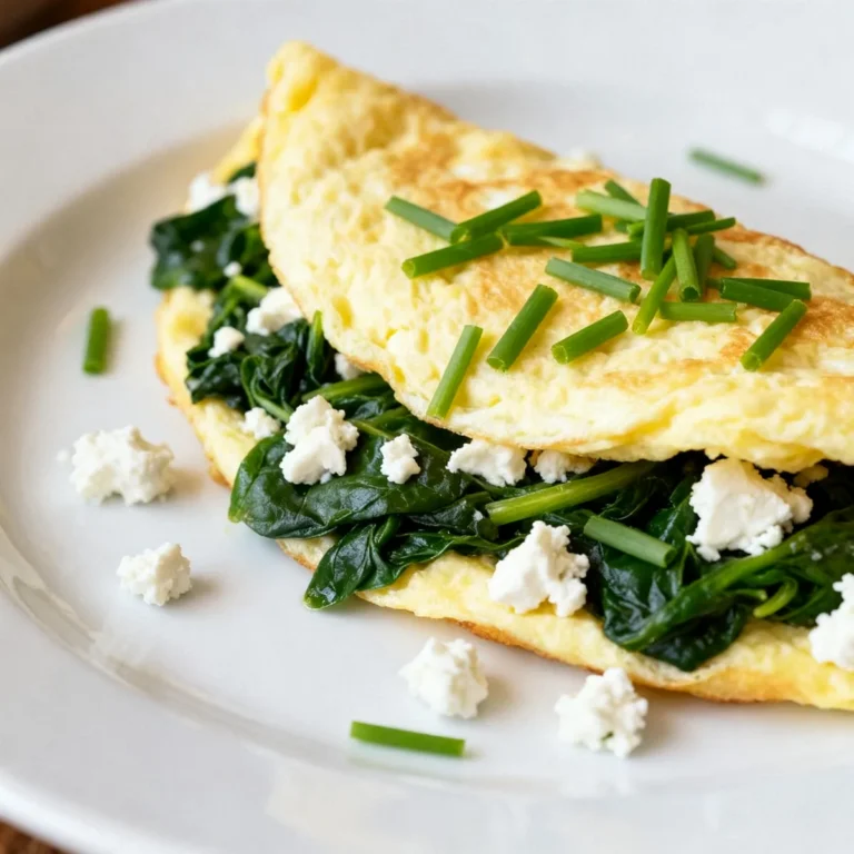 Omelette protéinée aux blancs d&rsquo;œufs et épinards (satiété)