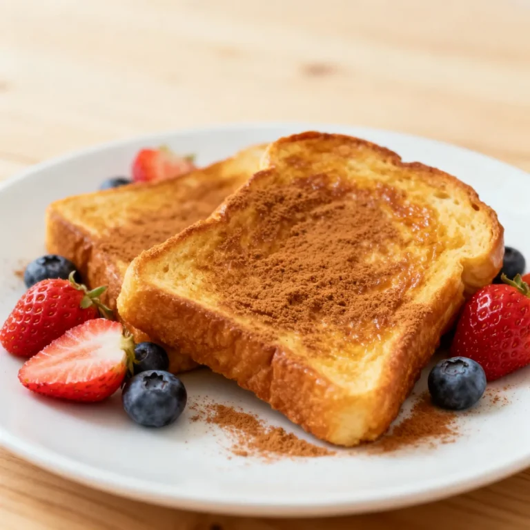 Pain perdu protéiné (French toast riche en protéines)