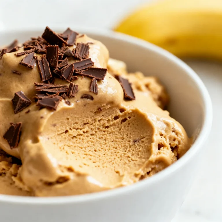 Glace protéinée à la banane et whey (nice cream)