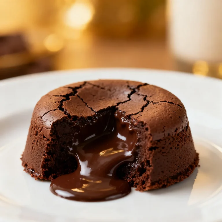 Fondant au chocolat protéiné (cœur coulant)