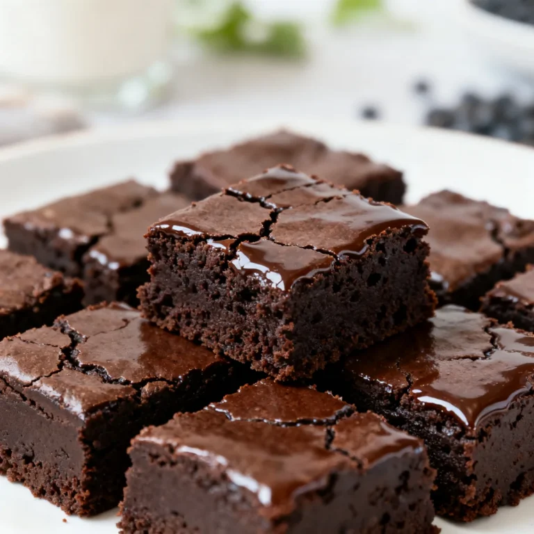 Brownie protéiné aux haricots noirs (fondant)