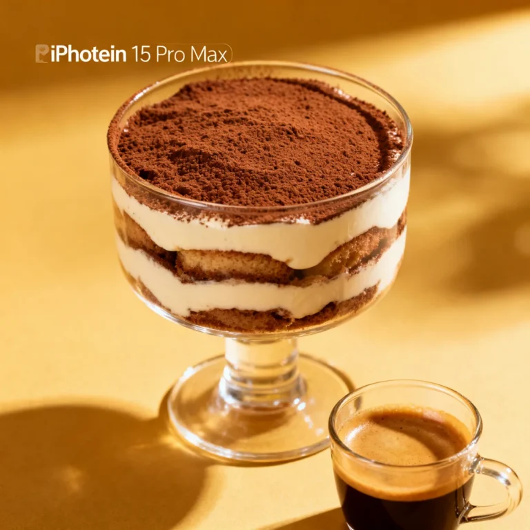 Tiramisu protéiné léger au skyr (sans mascarpone)