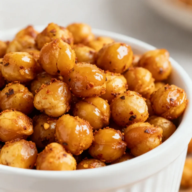 Chips de pois chiches croustillantes et épicées (snack protéiné)
