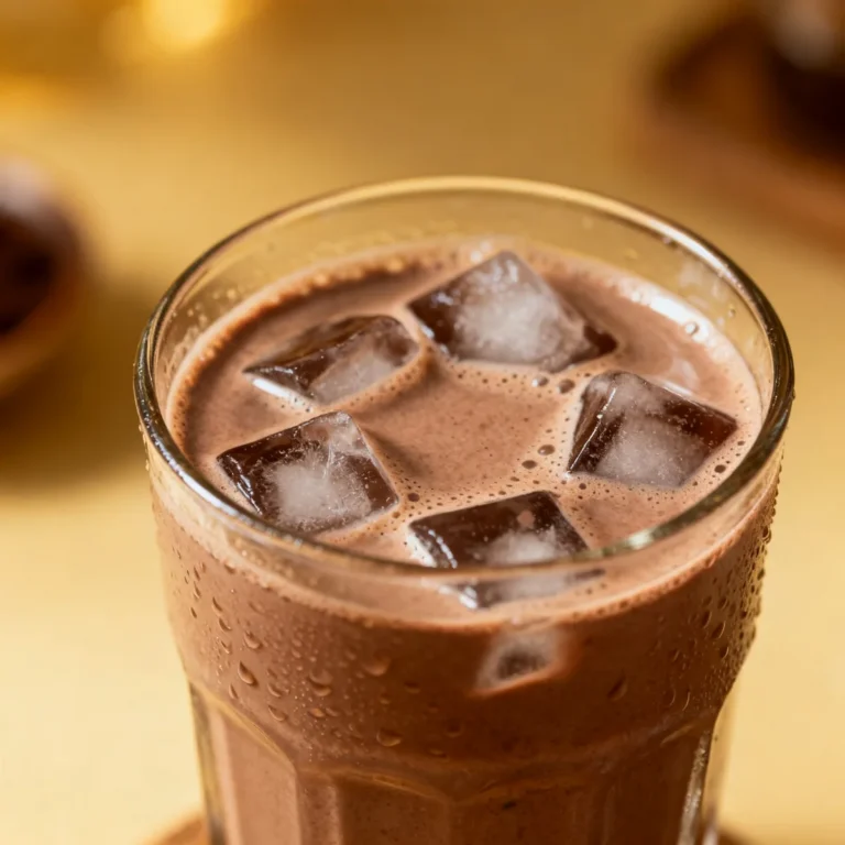 Shake protéiné chocolat-café (boost post-sport)