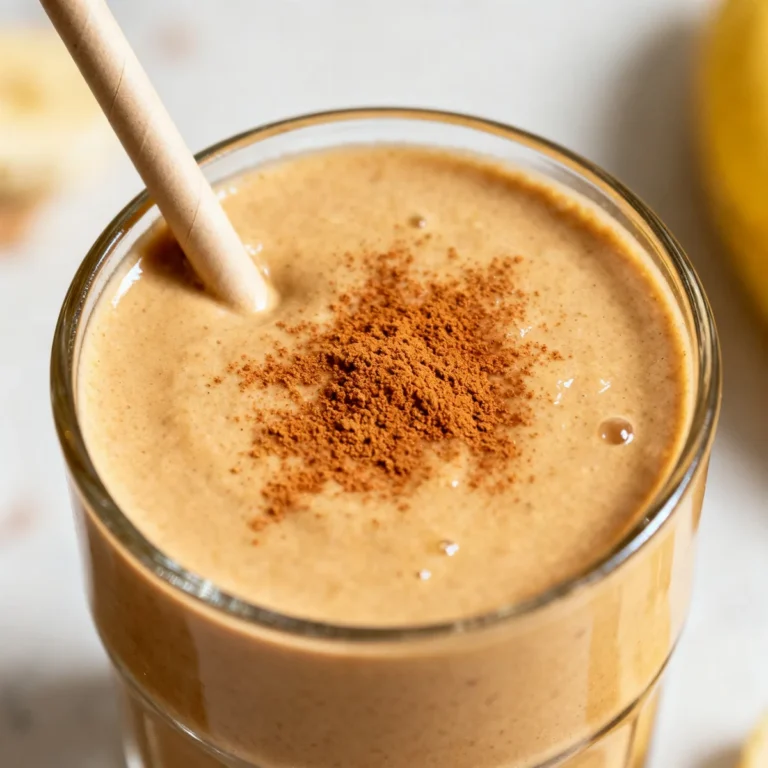 Smoothie protéiné banane et beurre de cacahuète (post-sport)